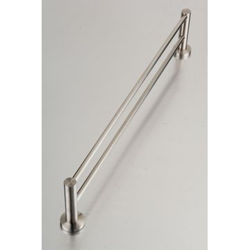 Gio Inox Double Rail Wall Mounted 76cm 