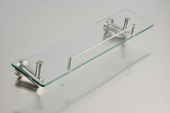 Wall Mounted Shelf Glass Inox Gio