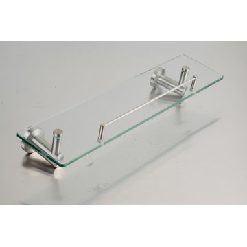 Wall Mounted Shelf Glass Inox Gio