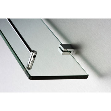 Gio malta wall mounted glass shelf