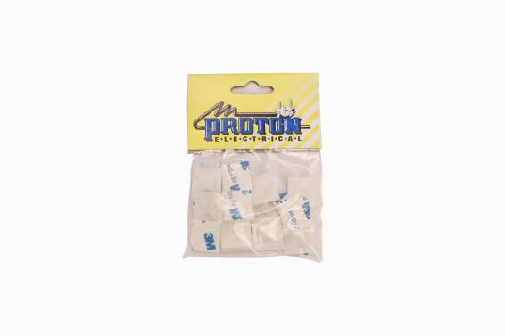 Cable tie cradle small PROTON white x20