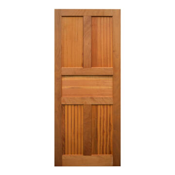 Entry Door Engineered Wood with Hardwood Veneer 5 Panel Kayo-w813xh2032mm