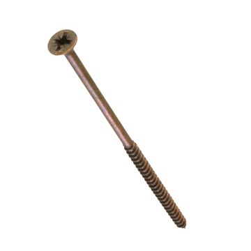 Screws bronze plated pozidriv2 4x35mm 12pc standers