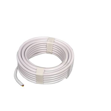 Cabtyre cable white 2X1.5mm + E 20m long
