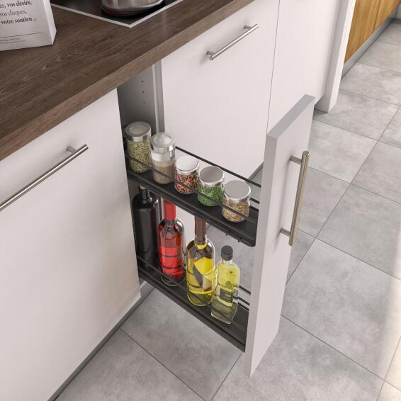 Spice Rack For Bottom Cabinet 58 56X15X76,8
