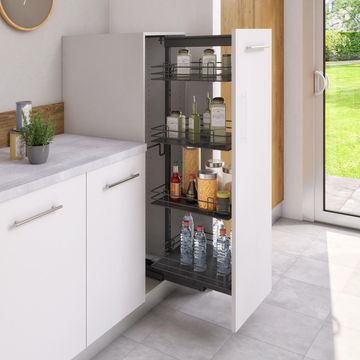 Delinia kitchen pantry pull out storage organiser H132,7cm x W40cm x D49,5cm