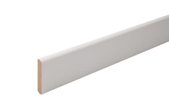 Skirting MDF Adjustable Prefinish White 12mm thick 120x2440mm