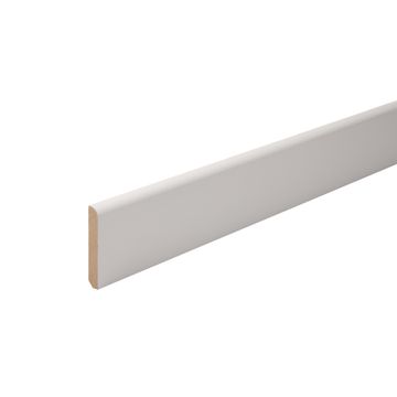 Skirting MDF Adjustable Prefinish White 12mm thick 120x2440mm