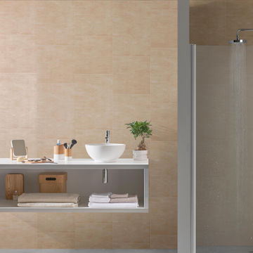 Interior Cladding PVC for Wall or Ceiling Stone Tile xl Beige 8mm thick 375x2600mm pack of 2.925m2