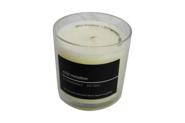 10cm Clear Waxfill Scented Candle