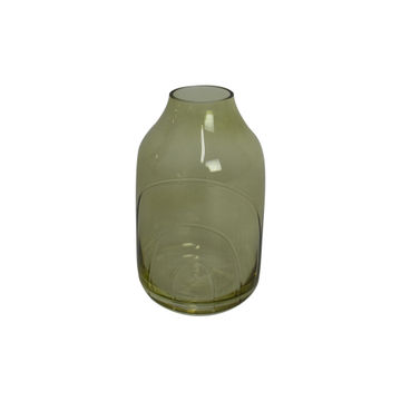 Small Yellow Vase with Arch Pattern