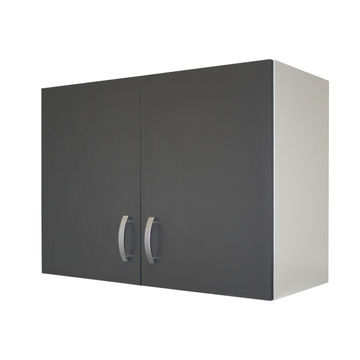 Kitchen Wall Cupboard Kit 2 Door Sprint Grey L80Cmxh58Cmxd35Cm
