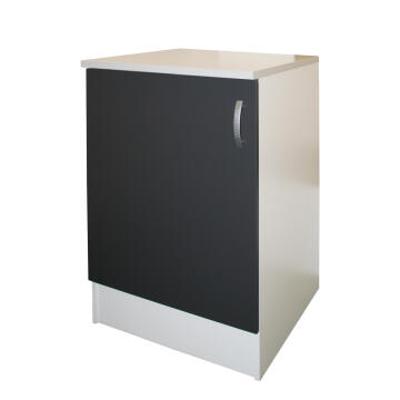 Kitchen base cabinet kit 1 door SPRINT grey L60cmxH87cmxD60cm