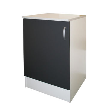 Kitchen Base Cupboard Kit 1 Door Sprint Grey L60Cmxh87Cmxd60Cm