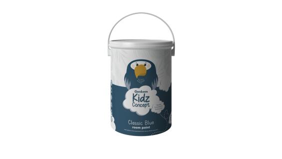 Genkem Kidz Wall Paint Kids Room Classic Blue 5L