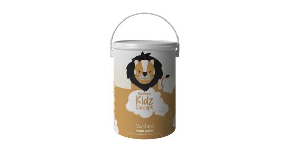 Genkem Kidz Wall Paint Kids Room Mustard 5L