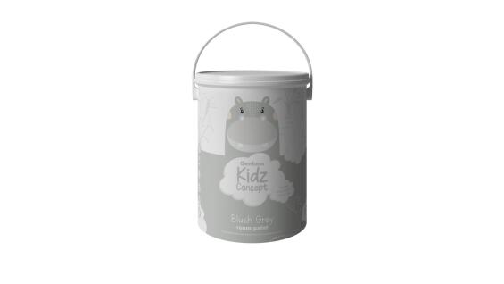 Genkem Kidz Wall Paint Kids Room Blush Grey 5L
