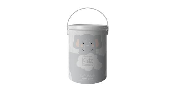Genkem Kidz Wall Paint Kids Room Soft White 5L