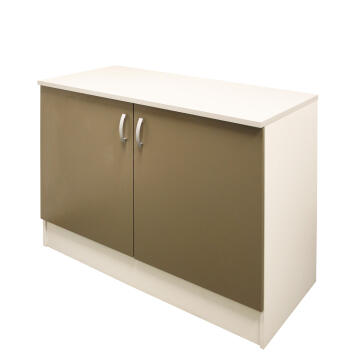 Kitchen base cabinet kit 2 door SPRINT espresso L120cmxH87cmxD60cm