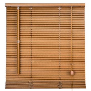 Venetian blind wood rushmore 27mm natural oak 100x150