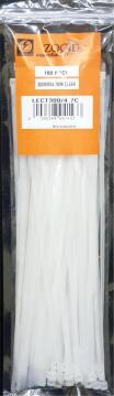Cable tie ZOOID white 300mm x 4.7mm 100 pack