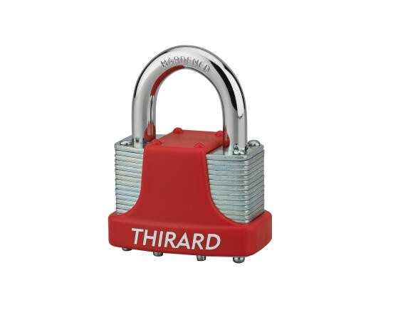 Combination padlock laminated thirard
