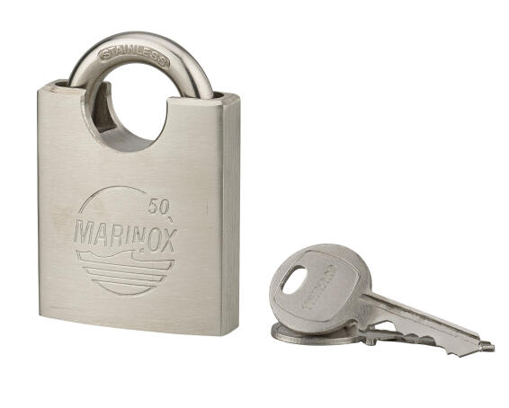 Padlock all weather closed shackle marinox 50mm thirard