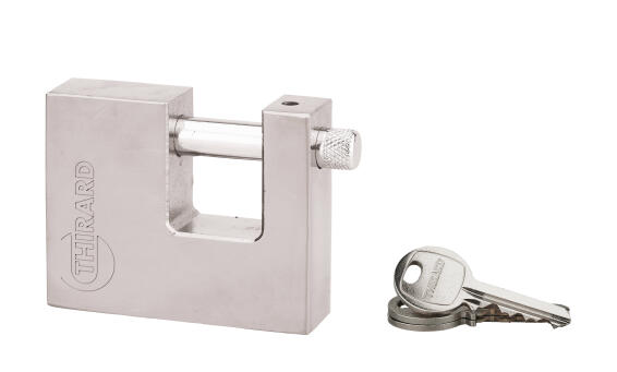 Padlock monoblock nickel steel body 70mm thirard