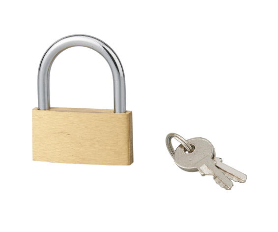 Padlock brass body steel shackle eco 40mm