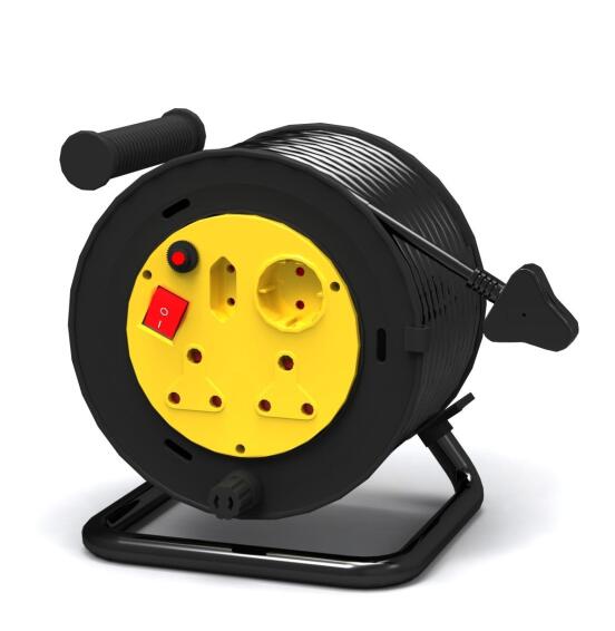 230v Heavy Duty Extension Reel with 2.5mm cable - Gutter Vacuum Systems