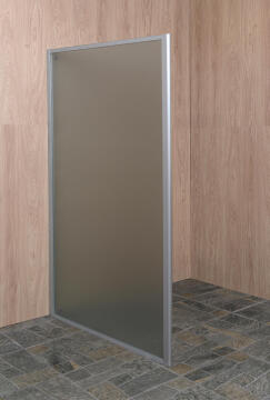 Shower door return panel obscure glass natural  90X185CM