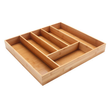 Kitchen Cutlery Tray Bamboo L50