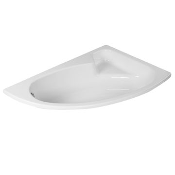 Bath Corner Salina White Right-Hand Acrylic Built-In 149x95cm