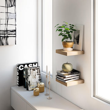 Floating shelf spaceo oak w23xd23cm