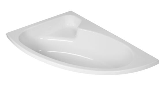 Bath Corner Salina White Left-Hand Acrylic Built-In 149x95cm