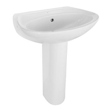 BASIN WALL HUNG COURIER WHITE 50X42,5CM