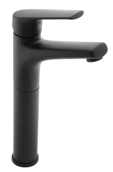 Basin mixer Magnetite basin tall black