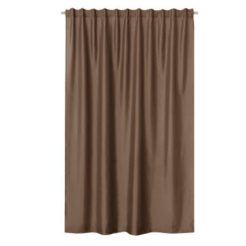 Curtain silka taupe 200cm x 280cm