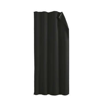 Curtain Blockout Lining Black Velcro 135x240cm