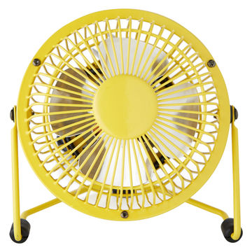 Mini desk fan EQUATION metal 10cm 15w banana