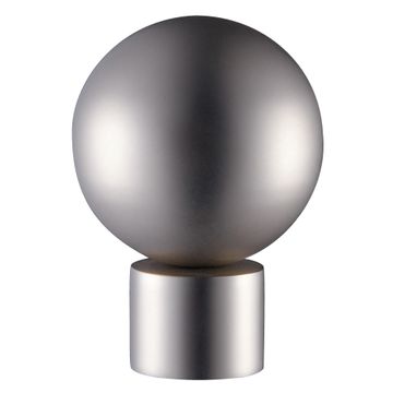 Inspire curtain rod finial  28mm diameter nickel matt ball x2