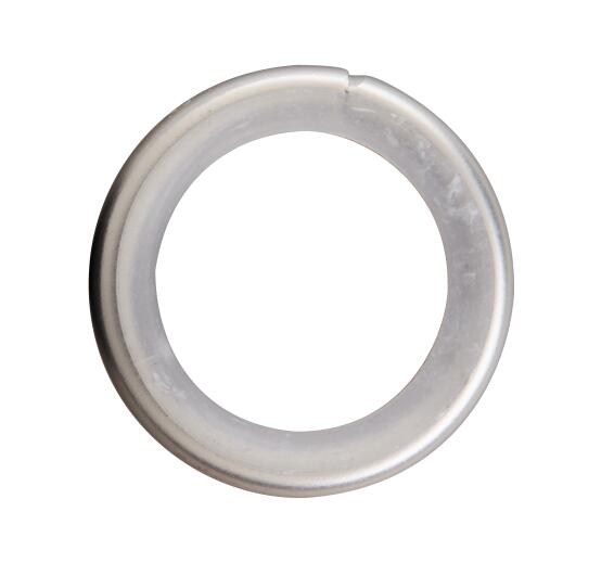 Inspire curtain rod rings  matt white x10