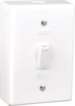 Switch wall LESCO 1 lever 1 way 2x4 white