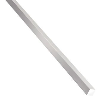 FULL SQUARE ALUMINIUM RAW NATURAL MATT 10x10x1000