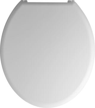 Toilet Seat Emerald White With Plastic Hinges 