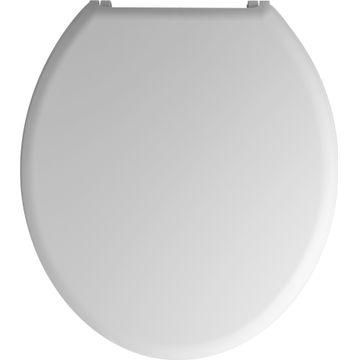 Toilet Seat Emerald White With Plastic Hinges 