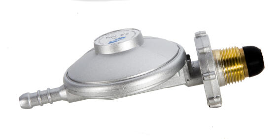 Bull nose gas regulator