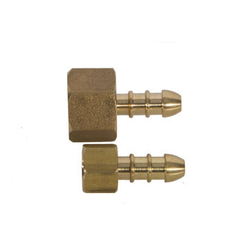 Gas adapter female to hosetail 1/4