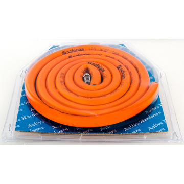 Gas hose kit - 2m hose + 2 clamps