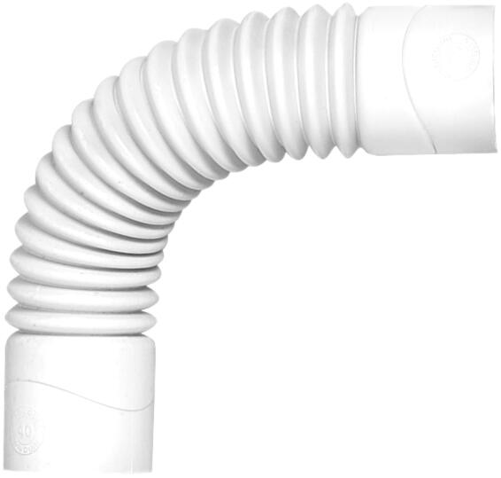 Flexible waste connector WIRQUIN monoblock 40mm